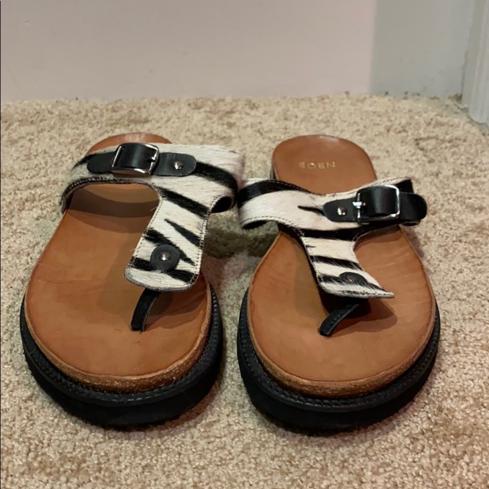 Zebra sandals